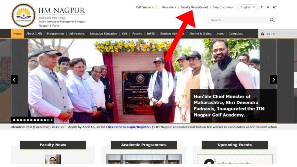 IIM Nagpur Appointment 2025 Apply Online Last Date-2nd April for the Post- Officer/Assistant Officer – Communication & Media 3 IIM NAGPUR OFFICIAL SITE min