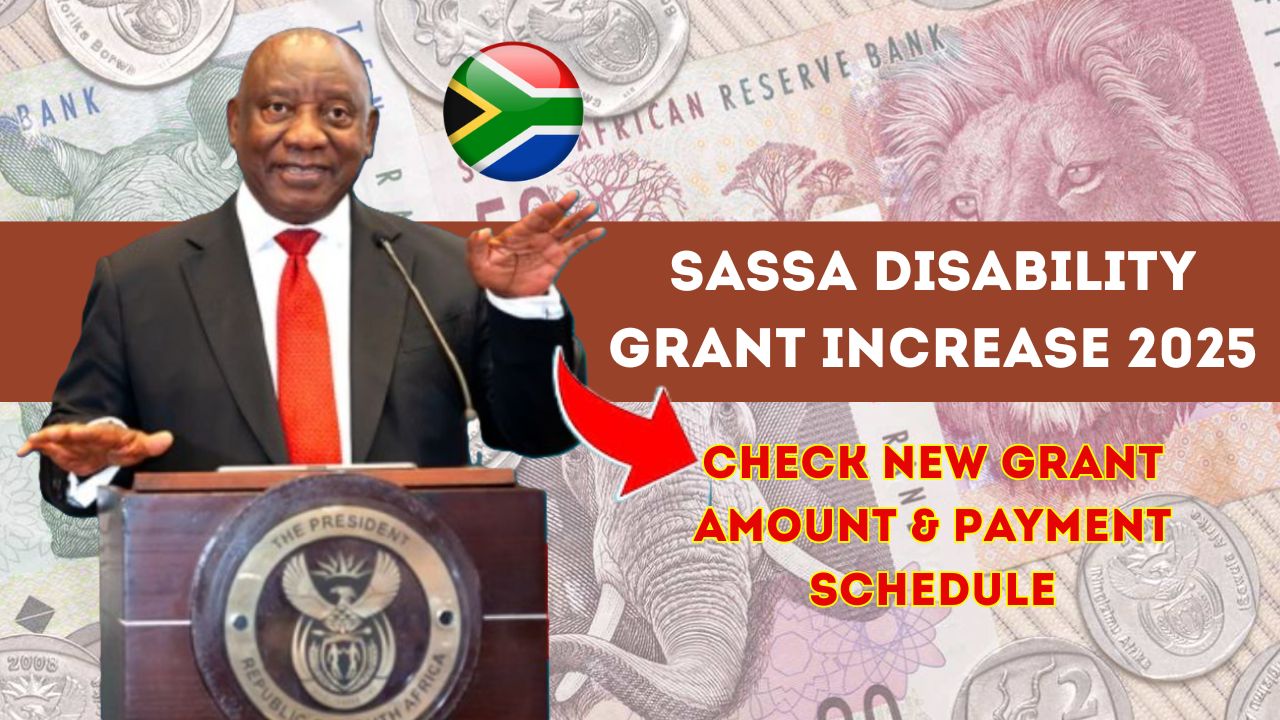 SASSA Disability Grant Increase 2025