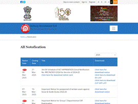 RRC NCR Prayagraj Apprentice 3rd Merit List DV 2025: Download Admit Card for Document Verification 4 image 1