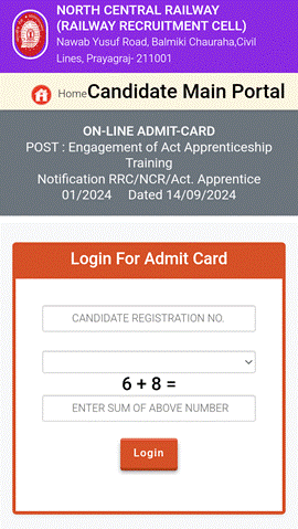 RRC NCR Prayagraj Apprentice 3rd Merit List DV 2025: Download Admit Card for Document Verification 6 image 2