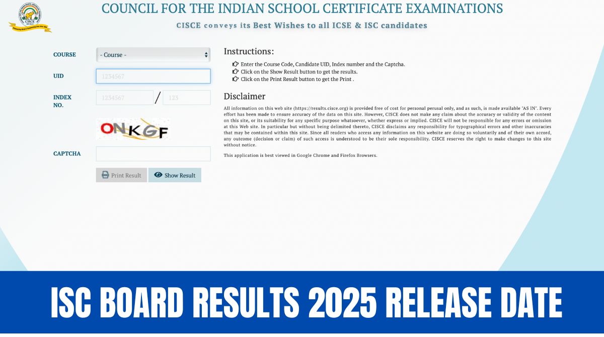 Class XII Marksheet 2025: ISC Passing Marks @results.cisce.org, Topper Statewise