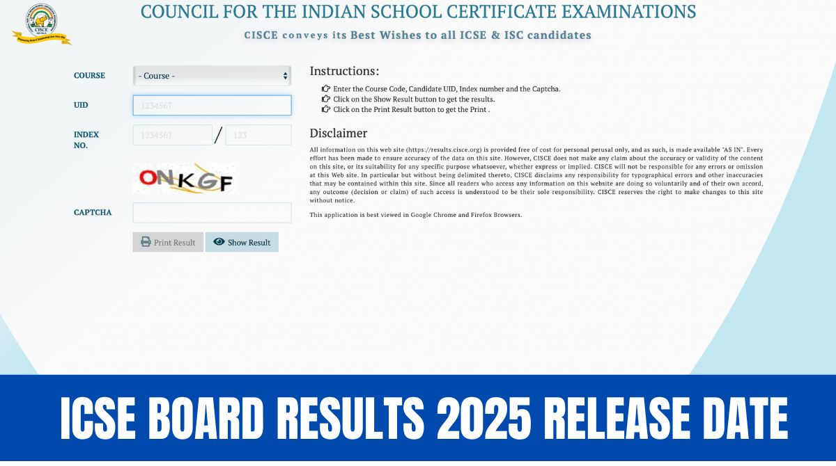 ICSE Board Results 2025: Xth Marksheet Release Date, Toppers, Passing Marks Subject-wise
