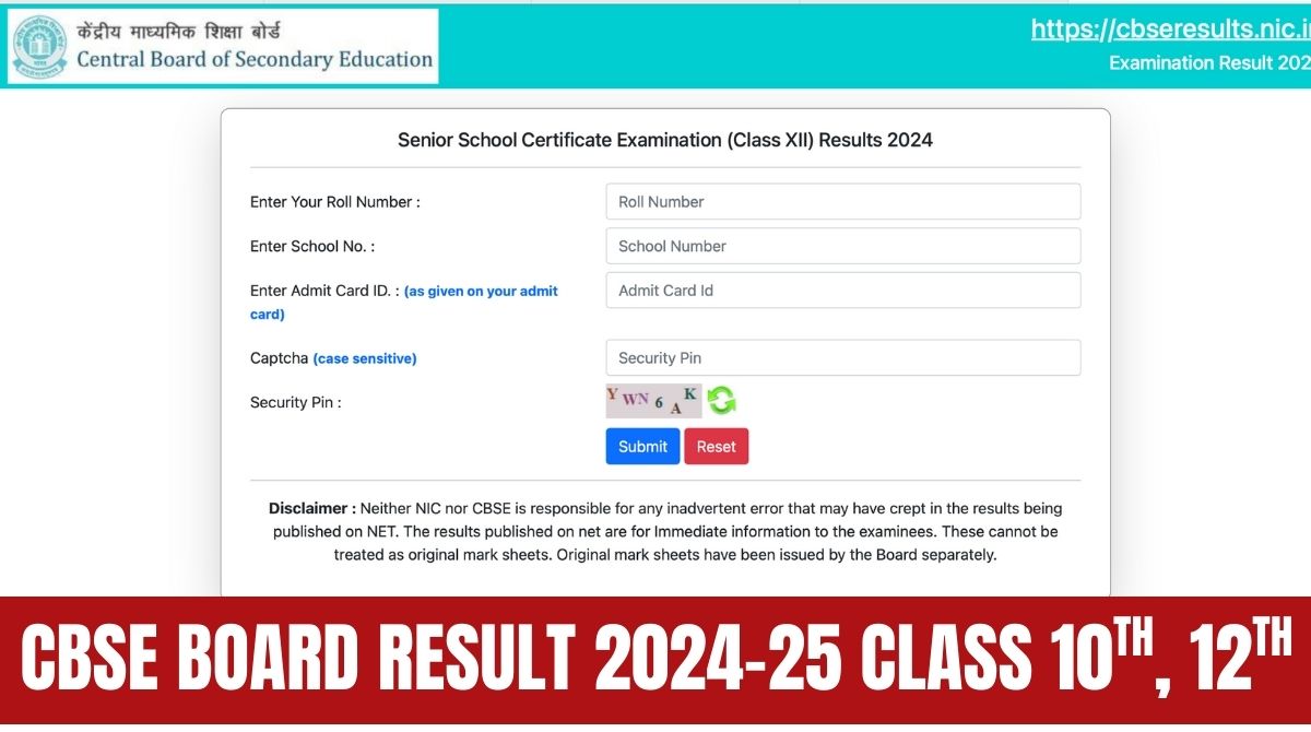 results.cbse.nic.in class 10th,12th 2025: Release Date, Passing Marks, Topper list